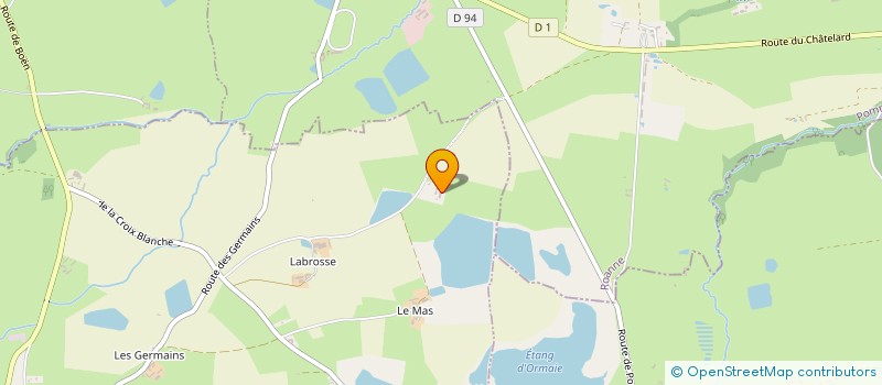 localisation de l'entreprise LES PIERRATS  BUSSY-ALBIEUX