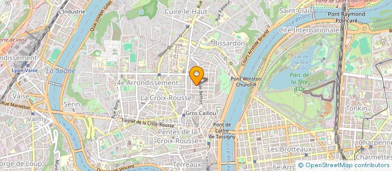 localisation de l'entreprise LES PIERRE GALLET  LYON