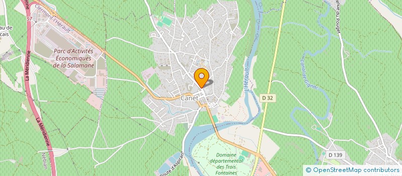 localisation de l'entreprise LES PIERRES  CLERMONT-L'HERAULT