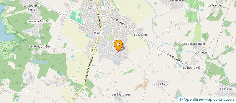 localisation de l'entreprise LES PIERRES B&G  LA CHEVROLIERE