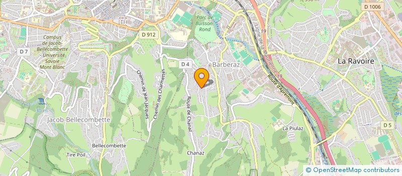 localisation de l'entreprise LES PIERRES BLANCHES  BARBERAZ