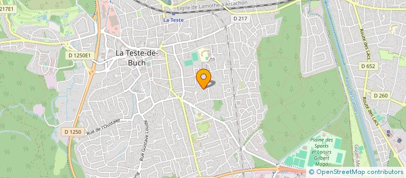 localisation de l'entreprise LES PIERRES BLANCHES  LA TESTE-DE-BUCH