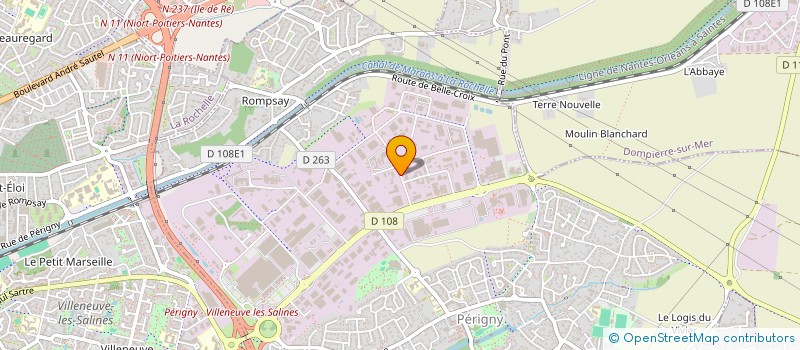 localisation de l'entreprise LES PIERRES DE CORME ROYAL à PERIGNY