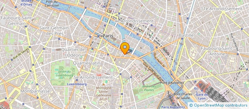 localisation de l'entreprise LES PIERRES DE GUERANDE à PARIS