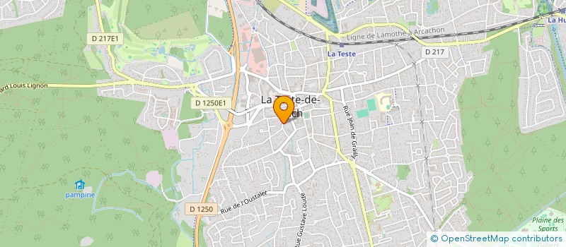 localisation de l'entreprise LES PIERRES DE JADE à LA TESTE-DE-BUCH