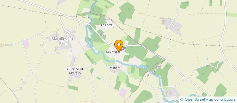 localisation de l'entreprise LES PIERRES DE LA FAMILLE  MAROLLES-EN-BRIE