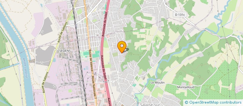 localisation de l'entreprise LES PIERRES DE MATHILDE  SAINT-GEORGES-LES-BAINS