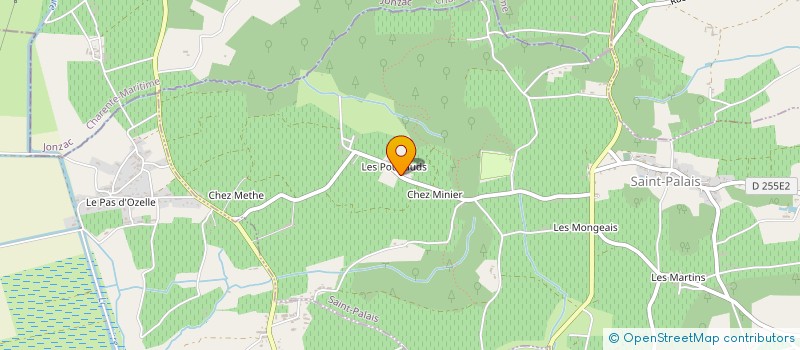 localisation de l'entreprise LES PIERRES DE PATRICK  SAINT-PALAIS