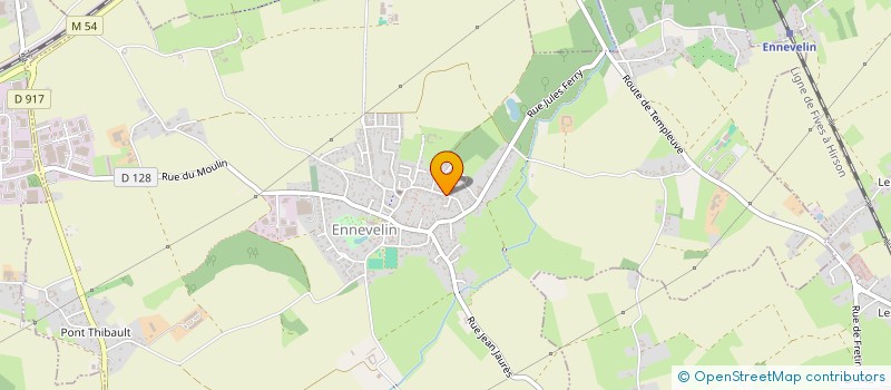 localisation de l'entreprise LES PIERRES DE SAM  ENNEVELIN