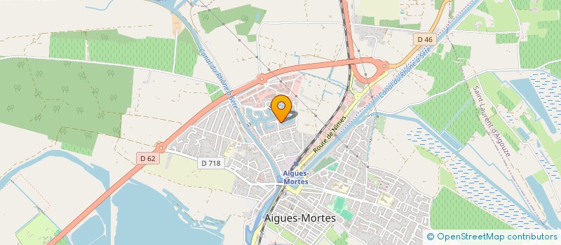 localisation de l'entreprise LES PIERRES DOREES  AIGUES-MORTES