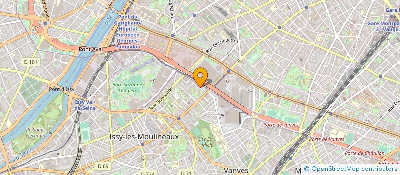 localisation de l'entreprise LES PIERRES DU JOURDAIN à ISSY-LES-MOULINEAUX