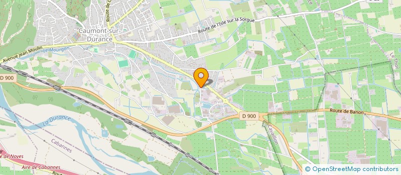 localisation de l'entreprise LES PIERRES DU SUD  CAUMONT-SUR-DURANCE