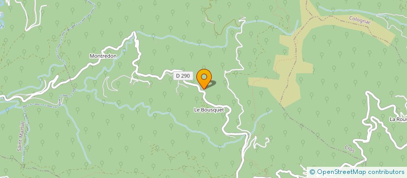 localisation de l'entreprise LES PIERRES LEVEES  SAINT-JULIEN-DE-LA-NEF