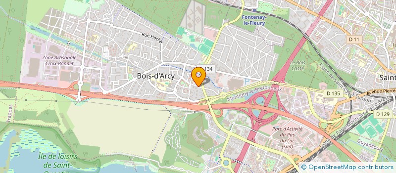 localisation de l'entreprise LES PIERRES LEVEES DE VALDALLIERE  BOIS-D'ARCY