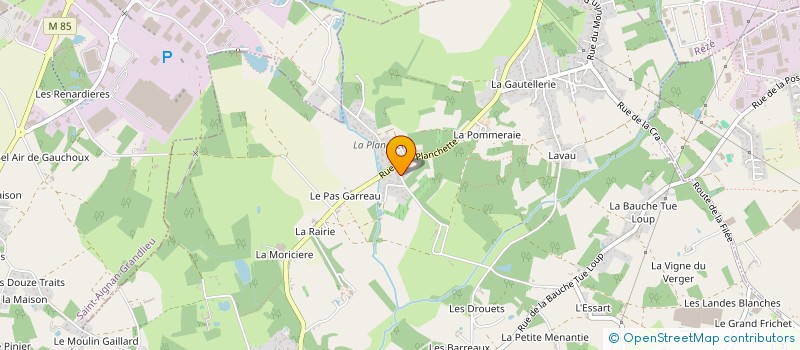 localisation de l'entreprise LES PIERRES NOIRES  PONT-SAINT-MARTIN