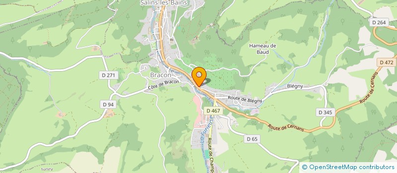 localisation de l'entreprise LES PIERRES OUBLIEES  MARNOZ