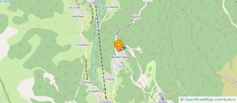 localisation de l'entreprise LES PIERRES PLATES à LES ALLUES