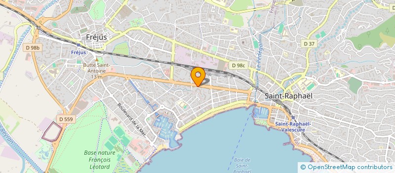 localisation de l'entreprise LES PIERRES SAUVAGES à FREJUS