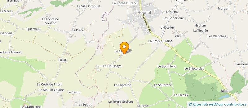 localisation de l'entreprise LES PIERRES SAUVAGES à QUESSOY