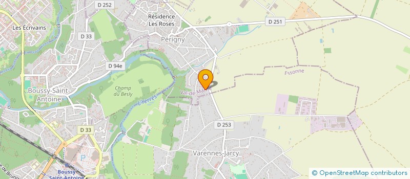 localisation de l'entreprise LES PIERREUX  PERIGNY