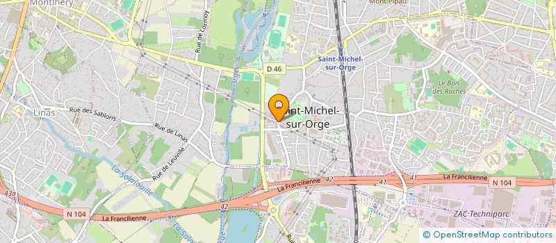 localisation de l'entreprise LES PIERREUX FRANCILIENS SN à SAINT-MICHEL-SUR-ORGE