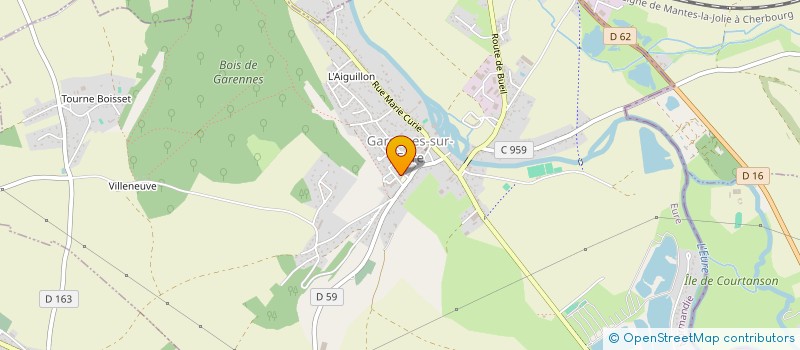 localisation de l'entreprise LES PIERROTS DE LA VALLEE à GARENNES-SUR-EURE
