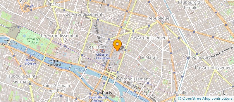 localisation de l'entreprise LES PIES BORGNES  PARIS