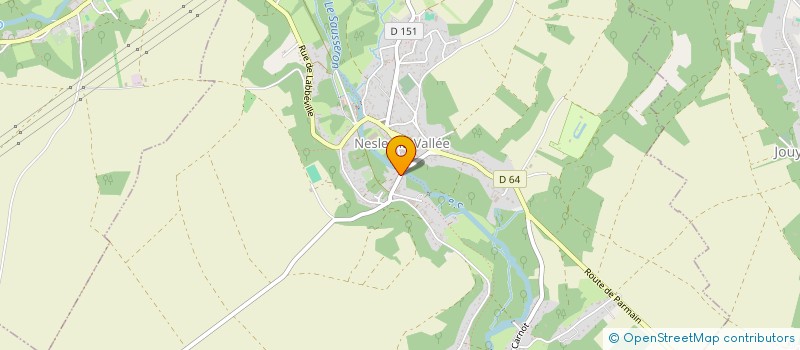 localisation de l'entreprise LES PIGEES à NESLES-LA-VALLEE