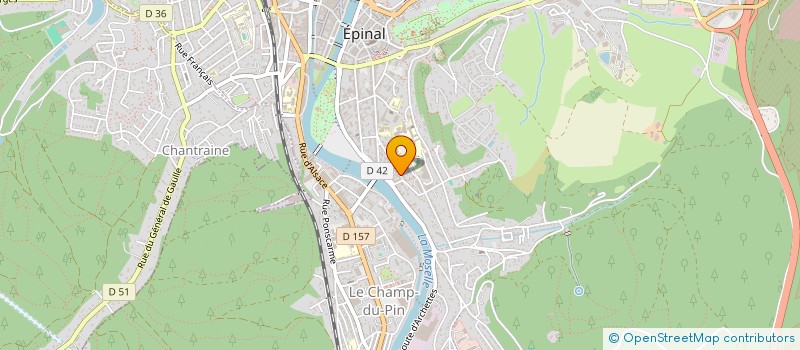 localisation de l'entreprise LES PIGEONS à EPINAL