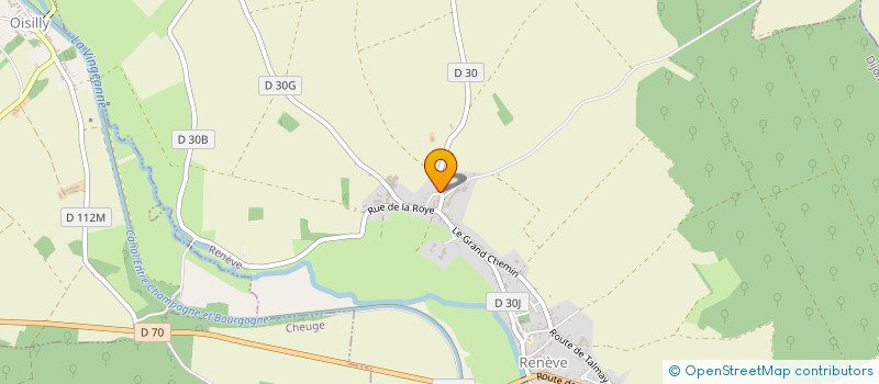 localisation de l'entreprise LES PIGMENTES EN VINGEANNE à CHAMPAGNE-SUR-VINGEANNE