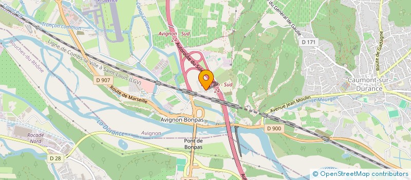 localisation de l'entreprise LES PIGNES  AVIGNON