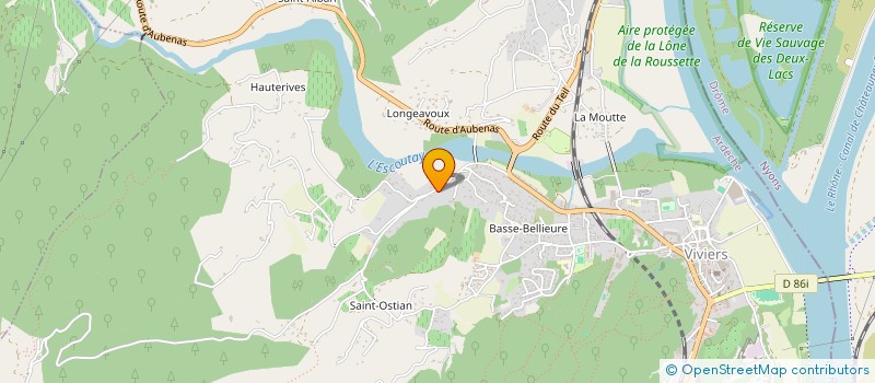 localisation de l'entreprise LES PIGNES DES GARCIA  VIVIERS