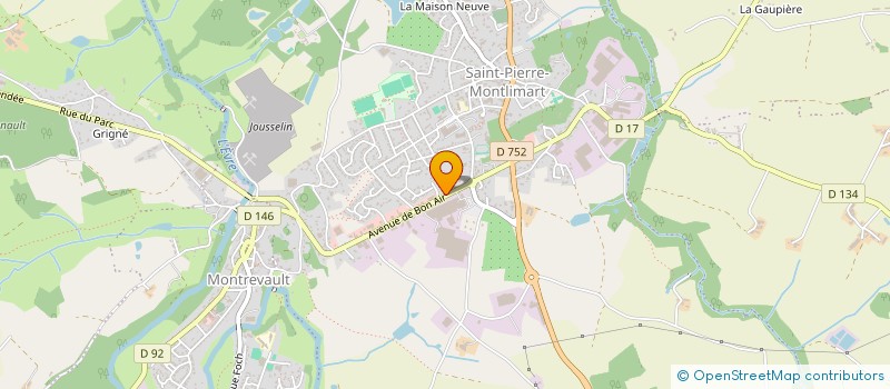 localisation de l'entreprise LES PIGNONS BLEUS à BEAUPREAU-EN-MAUGES