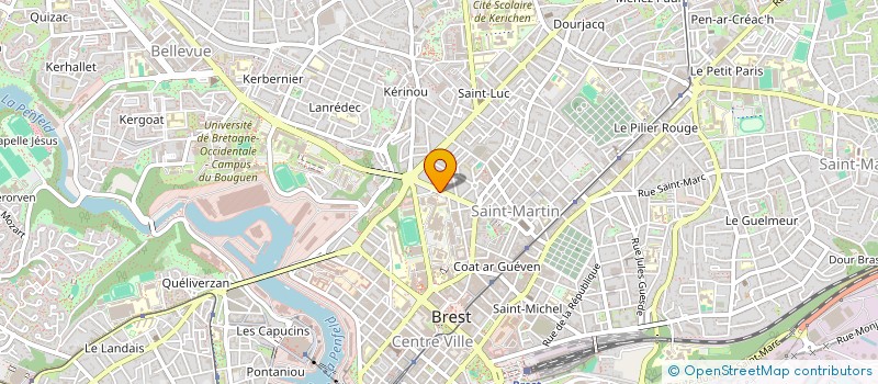 localisation de l'entreprise LES PILIDOUS à BREST