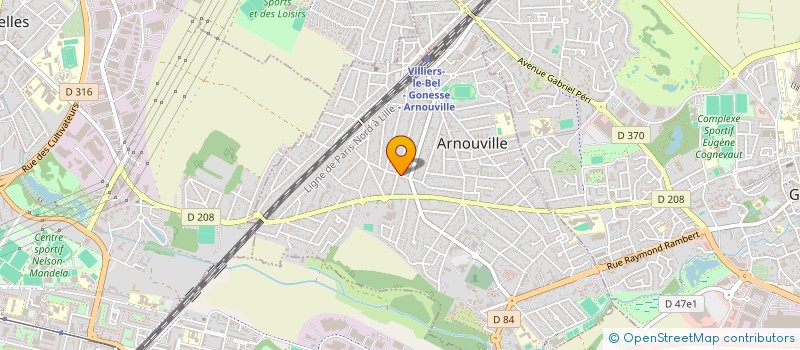 localisation de l'entreprise LES PILIERS à ARNOUVILLE