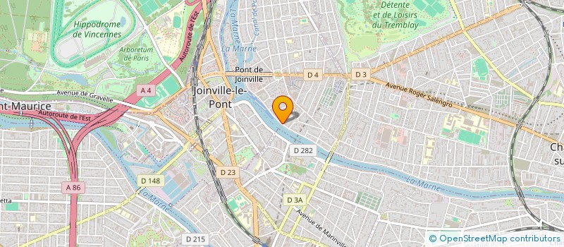 localisation de l'entreprise LES PILIERS DE LA TERRE  JOINVILLE-LE-PONT