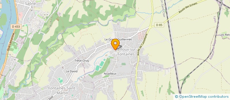 localisation de l'entreprise LES PILIERS DU JARDIN à CAILLOUX-SUR-FONTAINES