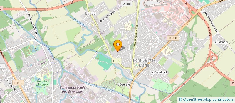 localisation de l'entreprise LES PILOTES DE MOULINS  PONT-SAINTE-MARIE