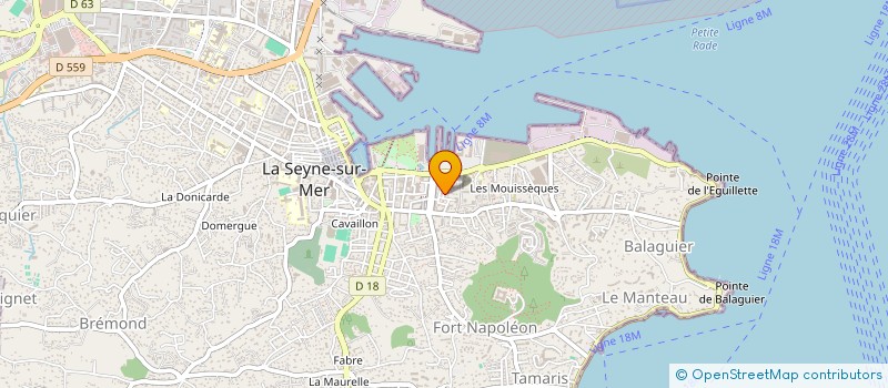 localisation de l'entreprise LES PIMENT'HES (HANDICAP EVOLUTION SOCIALE) à LA SEYNE-SUR-MER