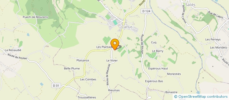 localisation de l'entreprise LES PIMENTS DE PAPA à ALBI