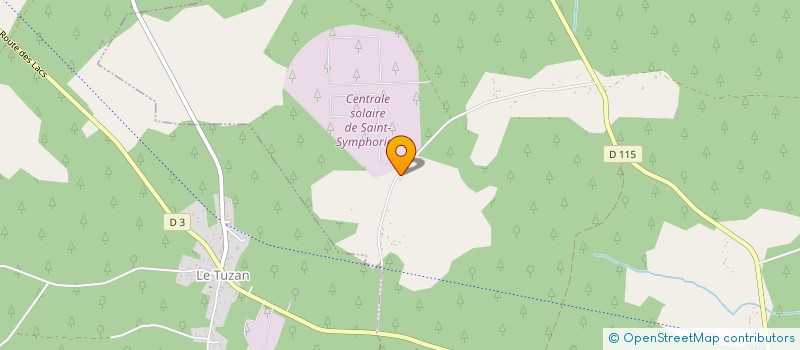 localisation de l'entreprise LES PIMENTS MASQUES  SAINT-SYMPHORIEN