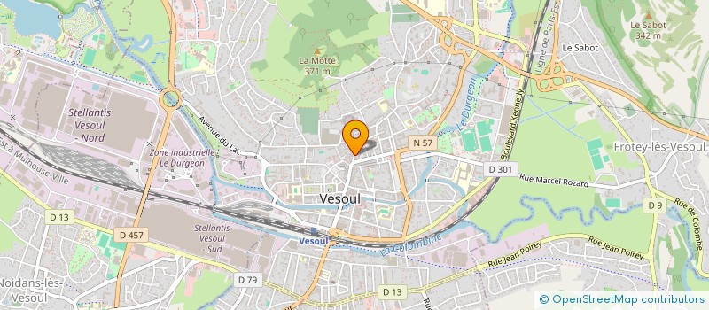 localisation de l'entreprise LES PIMPETTES  VESOUL