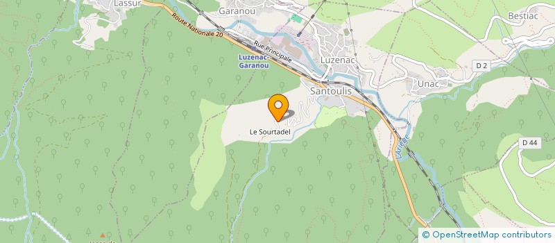 localisation de l'entreprise LES PINARDIERS à LUZENAC