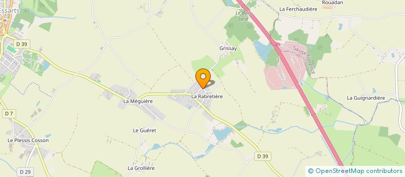 localisation de l'entreprise LES PINCEAUX DE JULIE  SAINT-MALO-DU-BOIS