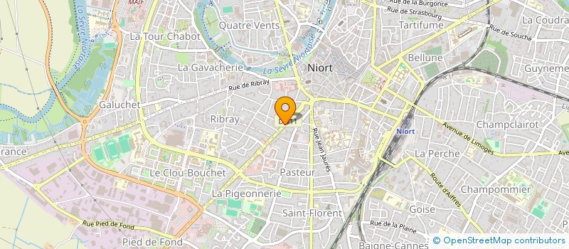 localisation de l'entreprise LES PINCES EN RE  NIORT