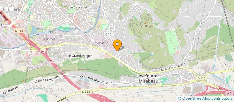 localisation de l'entreprise LES PINCHINADES à LES PENNES-MIRABEAU