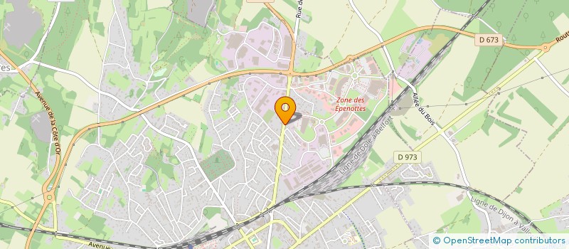 localisation de l'entreprise LES PINCHINETTES à DOLE