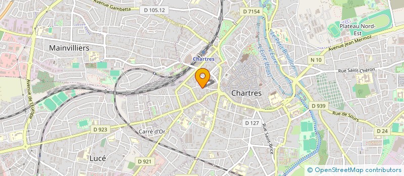 localisation de l'entreprise LES PINCKEL'S à CHARTRES