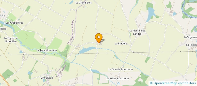 localisation de l'entreprise LES PINIERS à SAINT-FULGENT