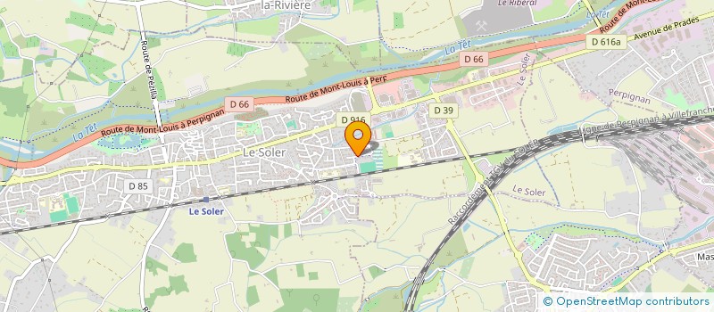 localisation de l'entreprise LES-PINK  LE SOLER